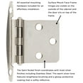thumbnail image 4 of Hickory Hardware P139-10Pack Pack Of (10 Paris) - Nickel, 4 of 6