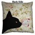 thumbnail image 2 of Funda de Almohada Reversible Lentejuelas ABPHQTO Gato y Mariposa 50x50 cm, 2 of 2