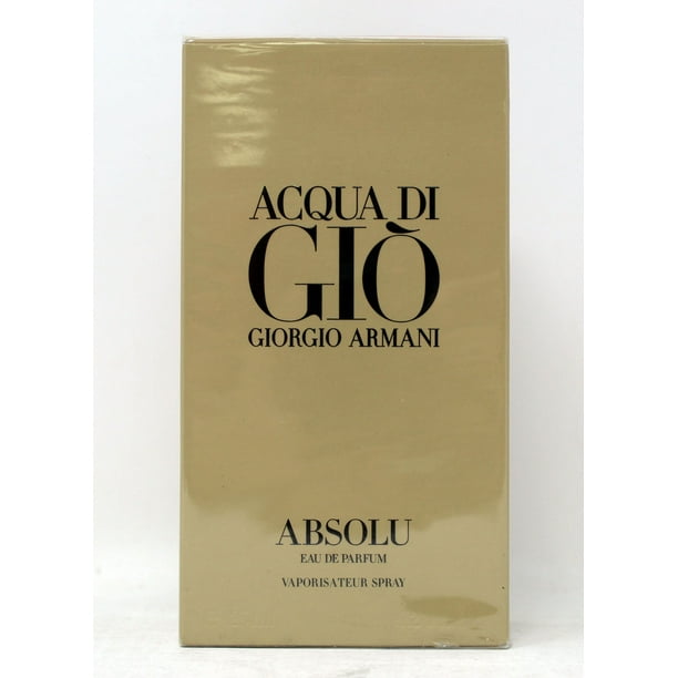 Giorgio Armani Acqua Di Gio Absolu Edp For Men 4 2 Ounces Walmart Com