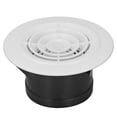 thumbnail image 1 of Adjustable Air Exhaust Cover, Wall Or Ceiling Mounting Round Vent Cover Easy To Install Removable Panel  For Bathroom For Kitchen 4in, 1 of 8