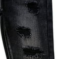 thumbnail image 5 of GYRATEDREAM Boy's Skinny Ripped Jeans Destroyed Distressed Taper Zipper Denim Jeans Pants with Holes, 5 of 9