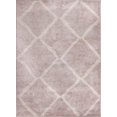 thumbnail image 4 of JV Home Diamond Trellis Shag Soft | Plush | High Pile Moroccan Shag Area Rug, 4 of 7