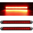 thumbnail image 1 of 2 Pcs Trailer Brake Tail Light Bar 12-24V 15 LED, Waterproof Tail Lights, Running Lights, Identification Light for Offroad Truck Van Car RV UTV ATV, 1 of 5