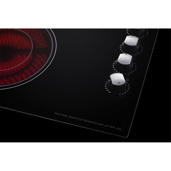 30" Wide 208-240V 4-Burner Radiant Cooktop