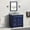 Blue & Gray, variant on 37 in. Single Sink Vanity with Granite Top, Blue & Gray - Center Oval Sink & Right Drawers