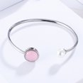 thumbnail image 3 of Guardurnaity de cristal abierta para mujer, decoraciones de mano de acero, brazalete , joyería para niñas para citas, joyería para fiestas de Ropa, zapatos y accesorios Miscelánea Tipo 3, 3 of 6
