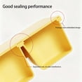 thumbnail image 4 of Dinnerware Set 4 Point Silicone Lunch Box Complementary Box with Lid Snack Packing Box Refrigerator Fresh Keeping Box., 4 of 9