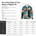 thumbnail image 6 of Picia Blue Watercolor Duck Women's Men's UPF 50+ Sun Protection Hoodie Shirt Long Sleeve SPF Fishing Outdoor UV Hiking Lightweight Shirts-Medium, 6 of 9