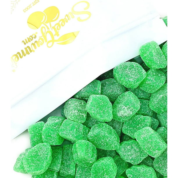 SweetGourmet Jelly Spearmint Leaves Slices Bulk Candy 3 Pounds