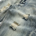 thumbnail image 4 of LZLER Ripped Jean Shorts for Men Summer Slim Shorts Jeans, 4 of 6