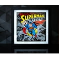 thumbnail image 2 of DC Comics Superman "Man of Steel" Wood Frame 3D Shadow Box Wall Art | 15 x 15 Inches, 2 of 8