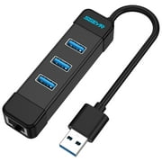 Etherner Adapter Gigabit SGEYR USB 3.0 Hub to Ethernet Network Adapter for Nintendo Switch Gaming PC