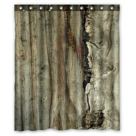 Zkgk Rustic Old Barn Wood Waterproof Shower Curtain Bathroom Decor Sets With Hooks 66x72 Inches Zkgk Rustic Old Barn Wood Waterproof Shower Curtain Bathroom Decor Sets With Hooks 66x72 Inches
