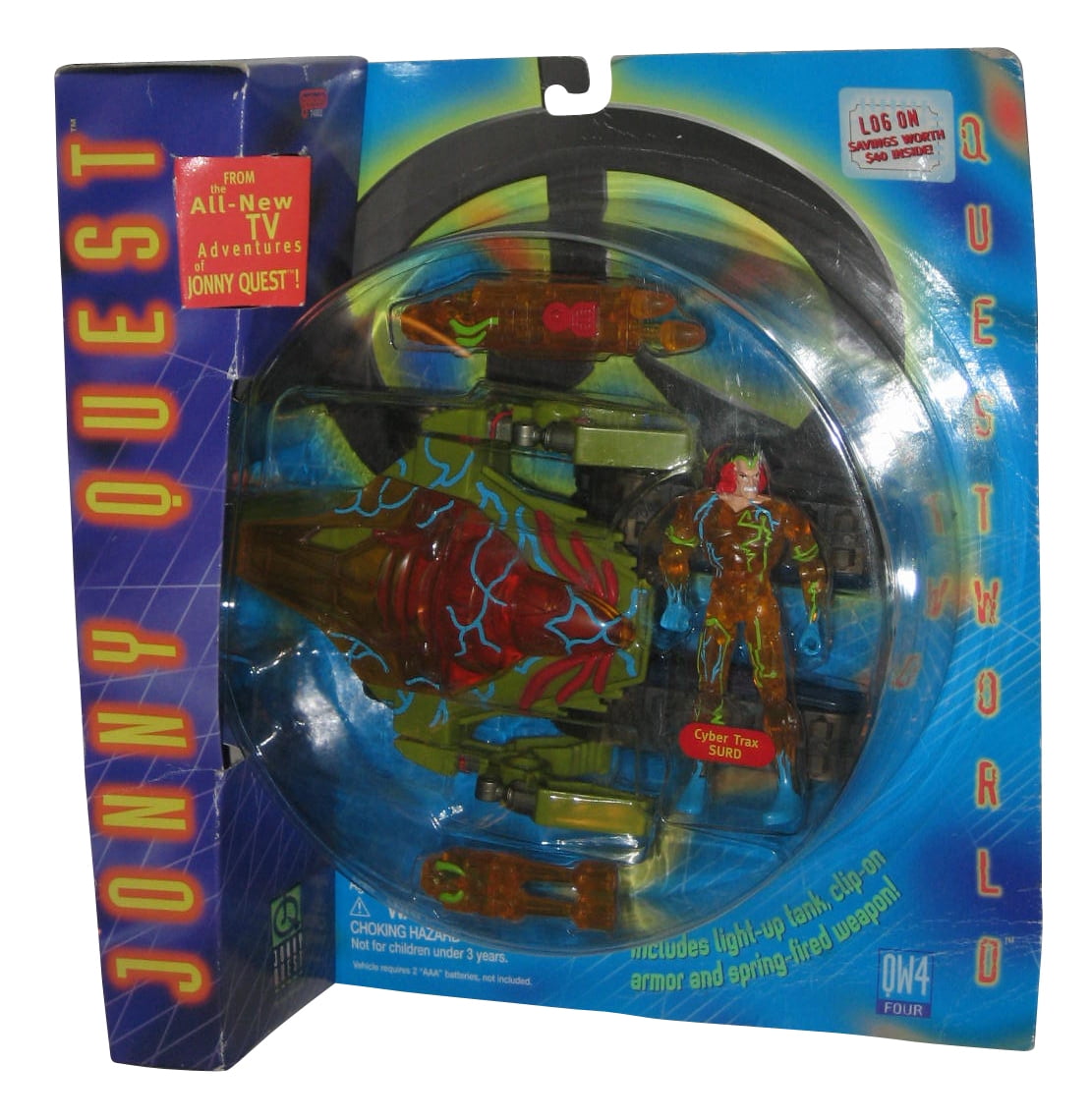 Jonny Quest Light Up Assault Tank (1995) Galoob Toy Figure Set
