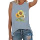 thumbnail image 1 of Gráfico camisetas sin mangas para las mujeres Blusa para mujer, ropa deportiva, camisetas sin mangas, camisetas sin mangas para entrenamiento de Yoga, camiseta holgada con gráfico de (Grey, L), 1 of 4