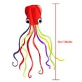 thumbnail image 2 of Cerf-volant Animal Sans Cadre Multicolore Patchwork Circulaire Cerf-Volant Enfant Adulte Jouet d'Extérieur Tête Violette Queue Colorée, 2 of 9