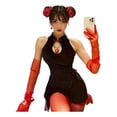 thumbnail image 2 of Guantes Largos Satinados Fashion, 2 of 8