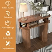 Console Table with Storage, Hallway Entryway Table, Narrow Long Sofa Entryway Table