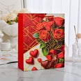 thumbnail image 6 of Lunxisen 4 Pcs Happy Valentines Day Gift Bag with Handle Large Red Rose Gift Bags with Tissue Paper, Romantic Valentines Gift Bags for Her Him Girlfriend Boyfriend, 6 of 6
