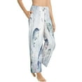 thumbnail image 2 of Sigee Sea Animals Print Women's Soft Pajama Pants - Breathable and Comfortable Lounge Sleep Bottoms with Elastic Waistband and Pockets-X-Large, 2 of 9