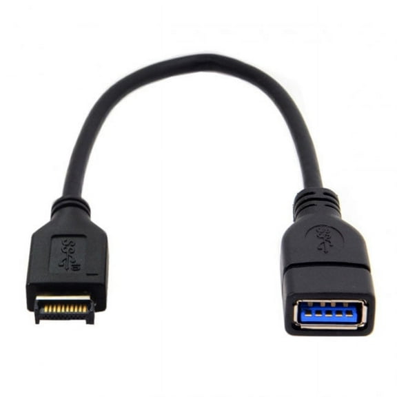 Chenyang CY USB 3.1 Front Panel Header to USB 3.0 Type-A Female Extension Cable 20cm Cable