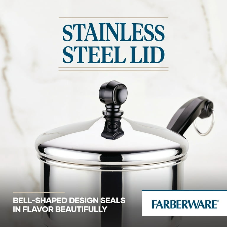 Classic Series 1 qt. Stainless Steel Sauce Pan with Lid
