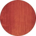 thumbnail image 1 of Ahgly Company Indoor Round Abstract Brown Contemporary Area Rugs, 6' Round, 1 of 4