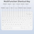thumbnail image 6 of Detachable Bluetooth Keyboard Cover for iPad 11 Gen A16 11" 2025 / iPad 10 Gen 10.9" 2022, Slim Folio Case with Apple Pencil Slot,Purple, 6 of 8
