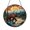 Acrylic 3.5 Inch, variant on Mountain Bear Stained Glass Style Suncatcher – Wildlife Window Hanging