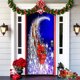 thumbnail image 3 of Merry Christmas Decoration Door Curtain Cartoon Santa Snowman Reindeer Home Xmas Hanging Ornament Dream Party Entrance Navidad, 3 of 5