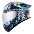 thumbnail image 1 of Casco Roda Pilot Negro Werewolf Mica Espejo Abatible Svs azul S, 1 of 6