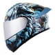 thumbnail image 1 of Casco Roda Pilot Negro Werewolf Mica Espejo Abatible Svs azul XXL, 1 of 6