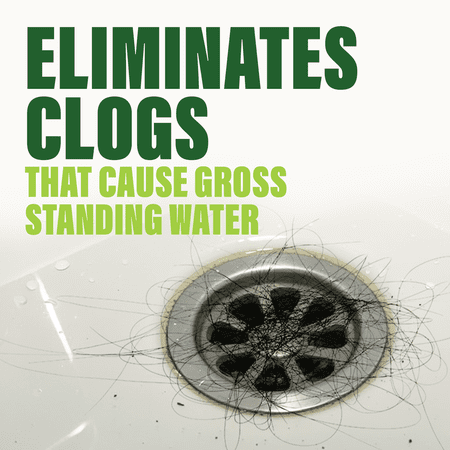 Green Gobbler Ultra Concentrated Drain Clog Remover & Cleaner | Powerful Hair, Grease & Soap Dissolver for Bathroom, Kitchen, Shower, Sink & Toilet | Safe for Pipes & Septic Systems (Set of 2)
