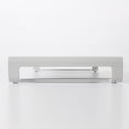 thumbnail image 6 of M&T Displays Universal Monitor Stand 31 lbs Safe Carrying Capacity, Aluminum Metal Shelf Organizer for Office Desk Accessories & TV Stands (Gray) (2 Pack), 6 of 7