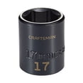 thumbnail image 1 of Empalme métrico Impact Socket CRAFTSMAN Shallow de 17 mm 3/8 pulgadas, 1 of 1