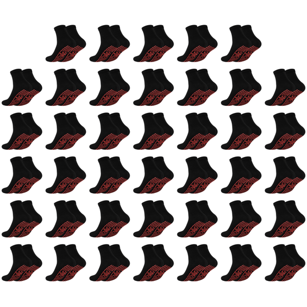 DQrwqpou Calcetines Calefactables Invierno Calcetines Térmicos Multifuncionales Antifatiga para Senderismo (negro)