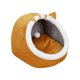 thumbnail image 2 of Cama para gatos, cueva, camas para mascotas, tiendas de campaña, manta antideslizante para gatitos, casa para mascotas gato amarillo Yuyangstore Cama para perros y gatos de felpa, 2 of 8