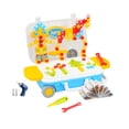 thumbnail image 2 of Kits de construcción de ingeniería para niños, tuercas y pernos de juguete, rompecabezas, bloques educativos, diseño DIY y juguete de perforación para con taladro eléctrico, 2 of 10