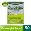 Dulcolax Bisacodyl Stimulant Laxative Tablets for Overnight Constipation Relief, 5 mg, 50 Pills