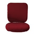 thumbnail image 3 of Guardoinrt Housse de Chaise Pivotante Douce et Respirante Expérience d'Assise Dossier Rouge Vin + Housse de Coussin 1Set, 3 of 6