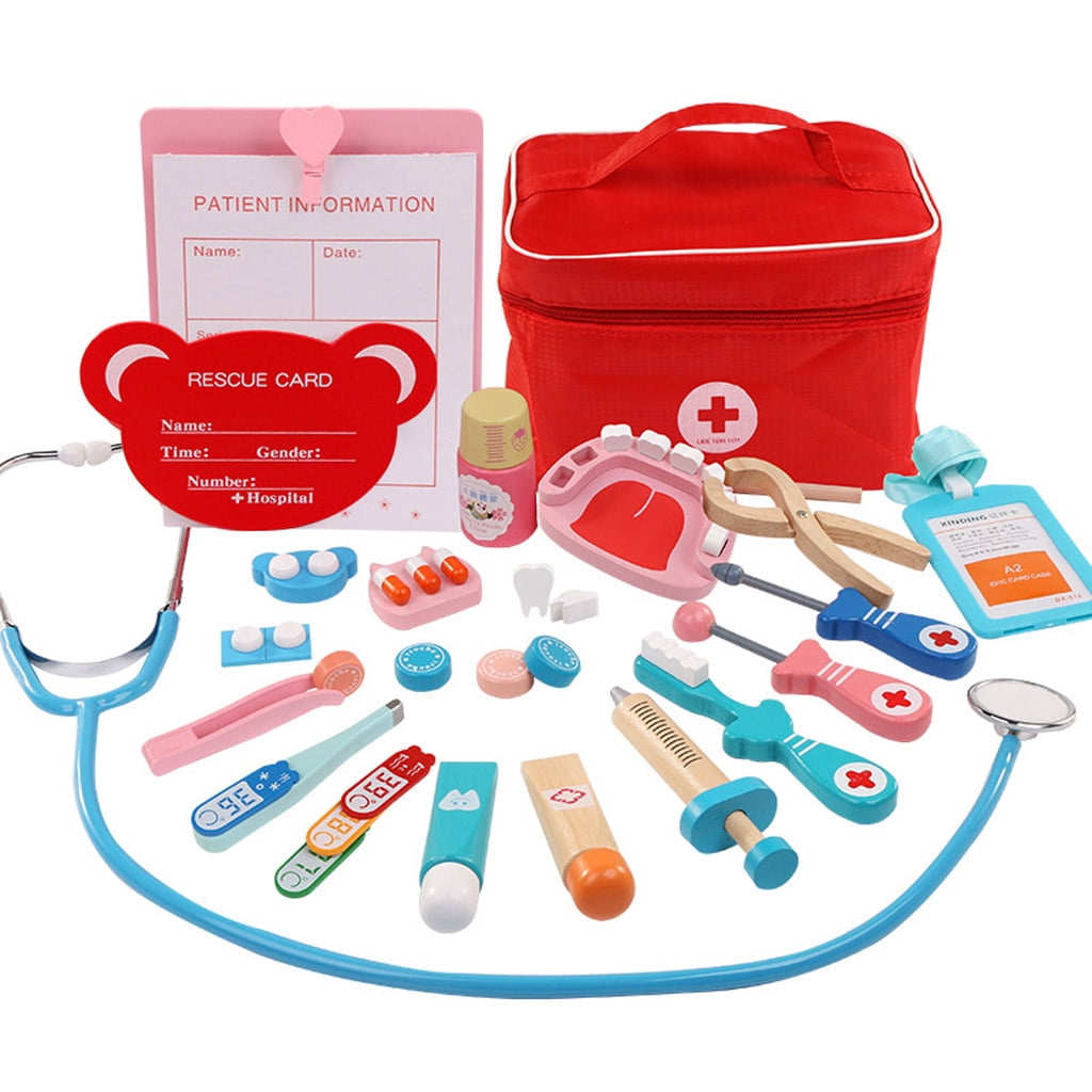 Deluxe Doctor Kit Pretend Play Doctor Set for Kids 3 Years + 30PCS