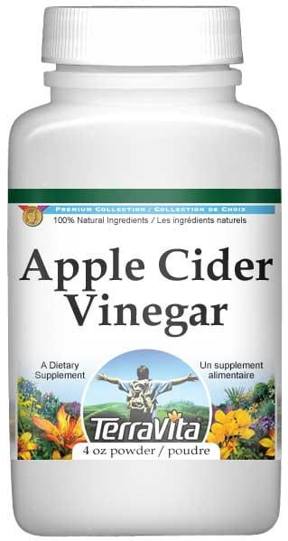 TerraVita Apple Cider Vinegar Powder, (4 oz, 1-Pack, Zin: 510686)