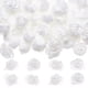 thumbnail image 1 of 100 rosas de espuma con borde de encaje, blancas, 3D, artificiales, pequeñas, 1 of 7
