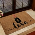 thumbnail image 2 of Home Sweet Home Doormat Indoor Outdoor Valentines Day Love Heart Welcome Summer Door Mats Non- Durable Entrance Mat for Home Entrance Outside Entry Yard Floor Patio 15.7x23.6 inches, 2 of 6