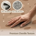 thumbnail image 6 of ODIKA 3'x5' Tan Beige Scattered Pebble Stone Abstract Washable Area Rug Modern Dotted Speckled Contemporary Design for Hallway, Laundry Room, Non-Slip, Flatweave, Easy Care, 6 of 7