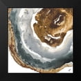 thumbnail image 2 of Pinto, Patricia 12x12 Black Modern Framed Museum Art Print Titled - Gray and Gold Agate I, 2 of 5