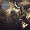 thumbnail image 4 of Steampunk Skull Death Machine Pattern Shower Curtain, Steampunk Time Machine Waterproof Bath Curtains for Bathroom Decorations, 72 x 72 inches, 4 of 7