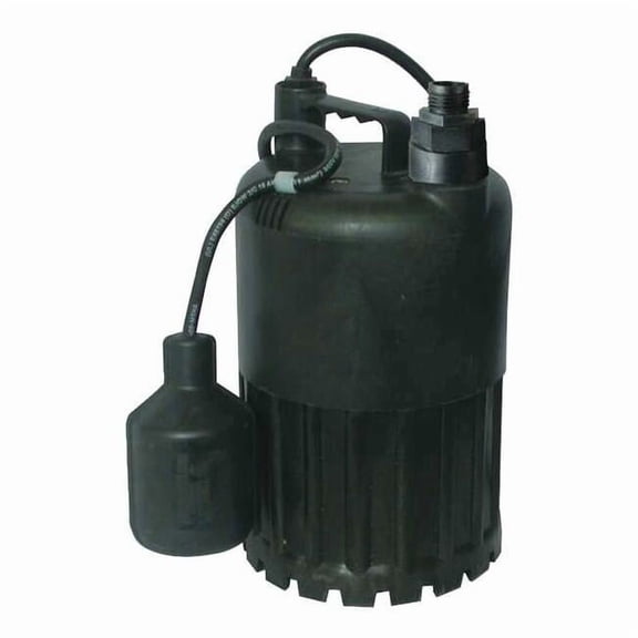 Dayton 1/4 HP 1-1/4" M Submersible Sump Pump 120V AC Tether 3YU66