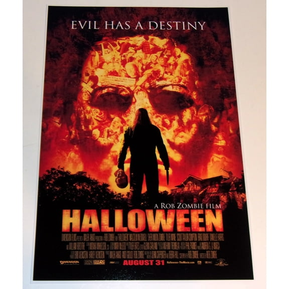 Halloween Rob Zombie Horror 2007 Poster 19"x13" Malcom McDowell,  Danielle Harris, Scout Taylor-Compton