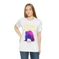 thumbnail image 6 of Let's Take A Walk Pink Godzilla Ai Graphics Unisex Jersey Short Sleeve Tee, 6 of 10